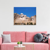 Zuid-Dakota, Keystone, Mount Rushmore Canvas Afdruk (Insitu (Woonkamer))