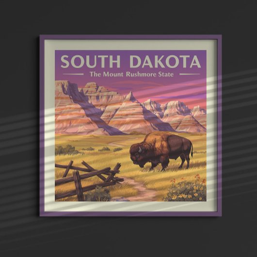 Zuid Dakota Poster