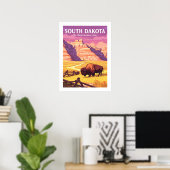 Zuid Dakota Poster (Thuiskantoor)