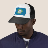 Zuid-Dakotavlag Hoed Trucker Pet (In situ)