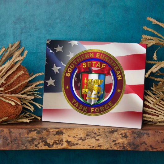 Zuid-Europese taskforce (SETAF) Fotoplaat (Zijkant)