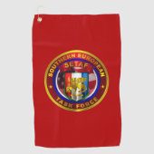 Zuid-Europese taskforce (SETAF) Golfhanddoek (Voorkant)