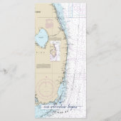 Zuid-Florida ⚓️💍 Nautisch Trouwmenu Menu (Achterkant)