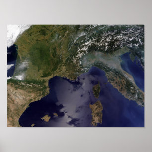 Zuid-Frankrijk en Noord-Italië Poster
