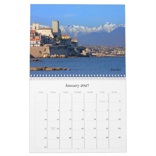 Zuid-Frankrijk Kalender (Jan 2027)