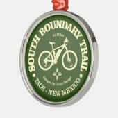 Zuid-grensspoor (MB) Metalen Ornament (Links)