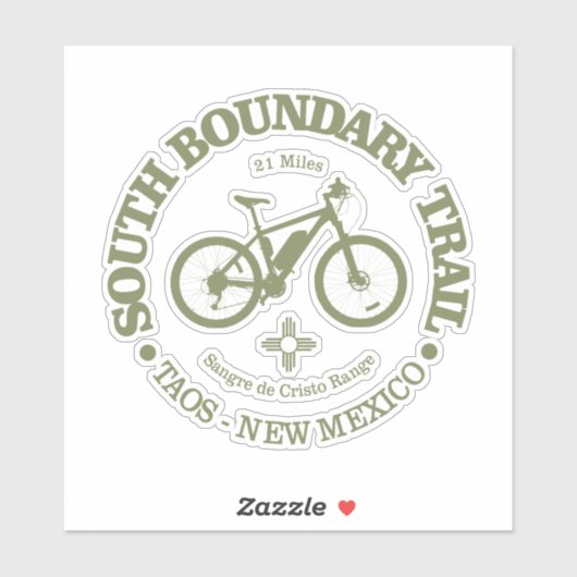 Zuid-grensspoor (MB) Sticker (Vel)