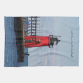 Zuid-Haven Zuid-Pierhead Lichte keukenhanddoek (Horizontaal)