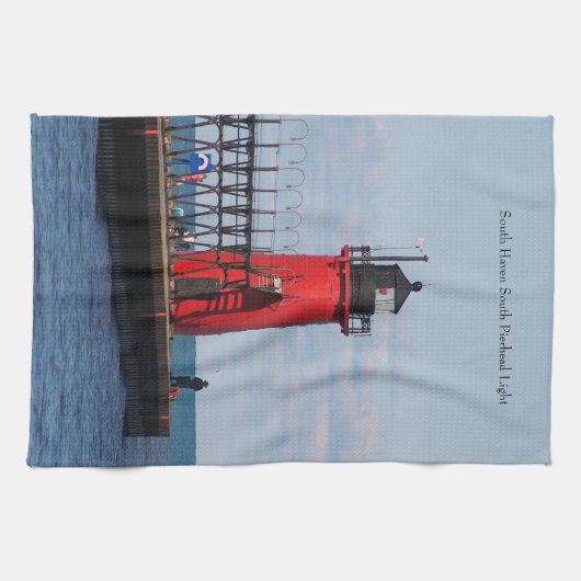 Zuid-Haven Zuid-Pierhead Lichte keukenhanddoek (Horizontaal)