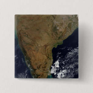Zuid-India Vierkante Button 5,1 Cm