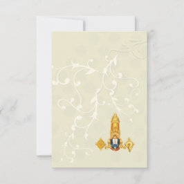 Zuid-Indiase hindoe bruiloft uitnodiging