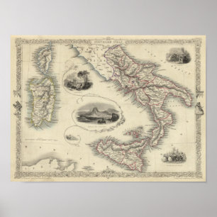 Zuid-Italië 5 Poster