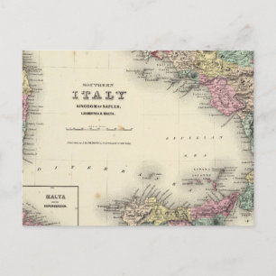 Zuid-Italië Koninkrijk Napels Briefkaart