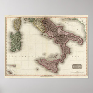 Zuid-Italië Poster