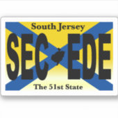 ZUID JERSEY STICKER (Voorkant)