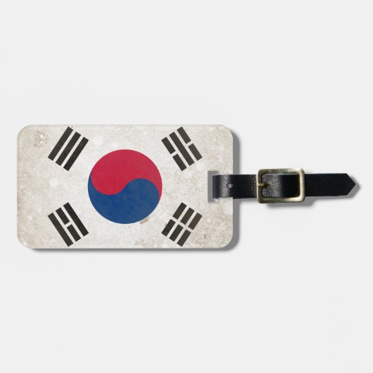 Zuid-Korea Bagagelabel (Voorkant horizontaal)