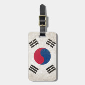 Zuid-Korea Bagagelabel (Voorkant verticaal)