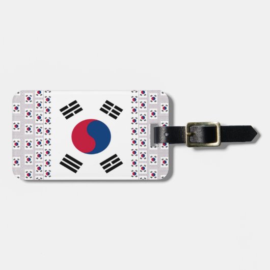  Zuid-Korea Bagagelabel (Voorkant horizontaal)