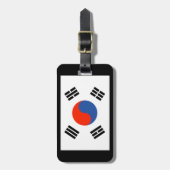 Zuid-Korea Bagagelabel (Voorkant verticaal)