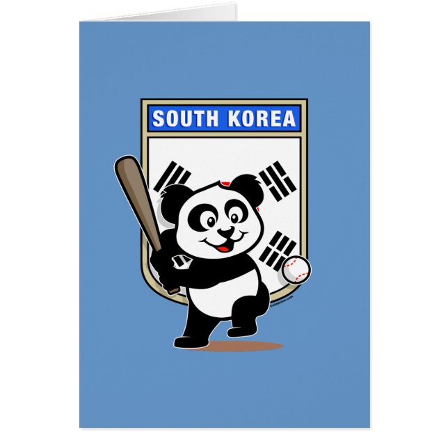 Zuid-Korea Baseball Panda (Voorkant)