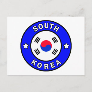 Zuid-Korea Briefkaart