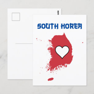 Zuid-Korea Briefkaart