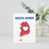 Zuid-Korea Briefkaart (Staand voorkant)
