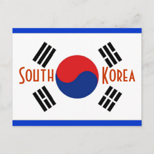 Zuid-Korea briefkaart
