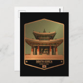 Zuid-Korea Briefkaart (Voorkant / Achterkant)