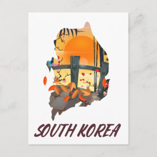 Zuid-Korea Briefkaart