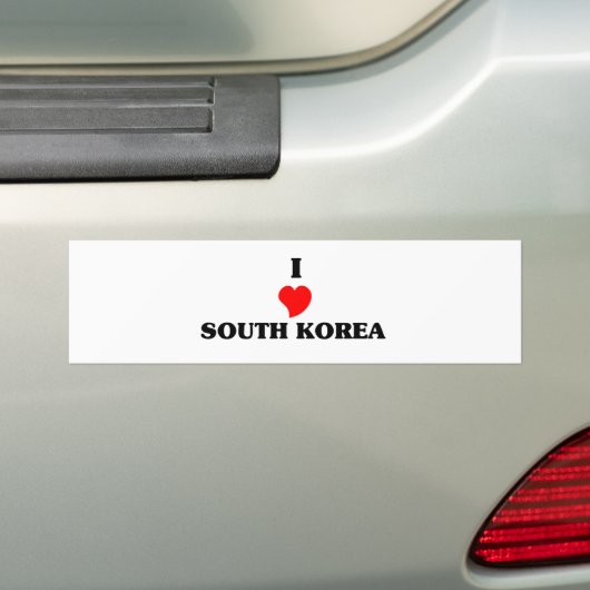 ZUID-KOREA BUMPERSTICKER (Op auto)