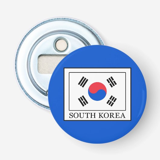 Zuid-Korea Button Flesopener (Voorkant)