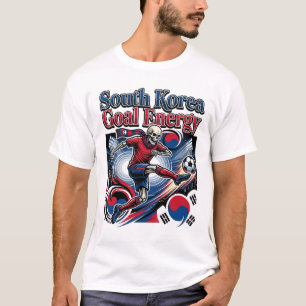 Zuid-Korea Doel Energie Skelet Aanvaller Naties B T-shirt