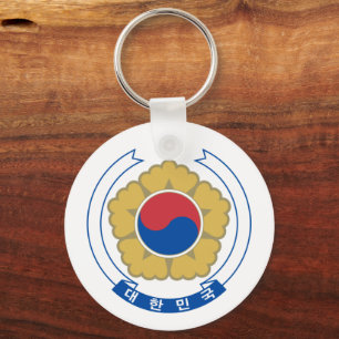 Zuid-Korea en Koreaanse wapenstilstand, vlag/mode Sleutelhanger