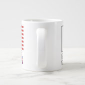 Zuid-Korea en VS Vlaggen Extra Grote Beker (Achterkant)