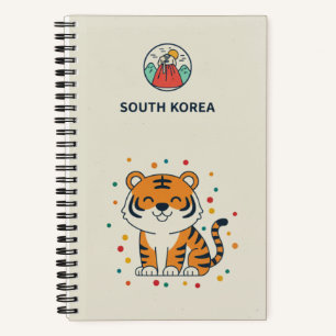 Zuid-Korea Erfgoed & Siberische Tijger Foto Notitieboek