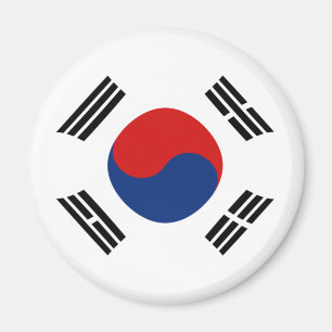 Zuid-Korea Fisheye Flag Magnet Magneet
