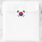 Zuid-Korea Flag Heart Sticker (Tas)