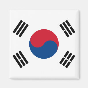 Zuid-Korea Flag Magnet Magneet