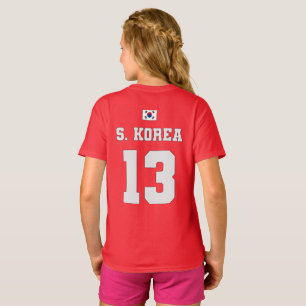 Zuid-Korea Football Voetbal Nationaal Team T-Shirt