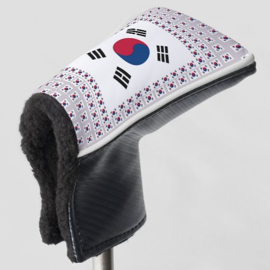 Zuid-Korea Golfheadcover (3/4 voorkant)