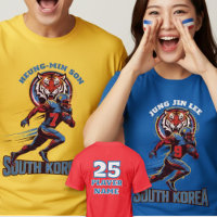 Zuid-Korea Gridiron Tijger Voetbal Atleet Dynami