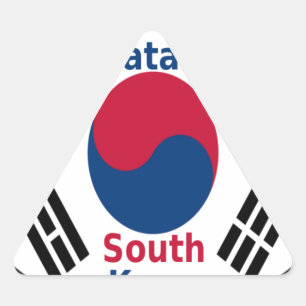 Zuid-Korea Hakuna Matata Art Print/Graphic Driehoek Sticker