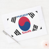 Zuid-Korea Hakuna Matata Art Print/Graphic Rechthoekige Sticker (Envelop)