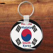 Zuid-Korea Hakuna Matata Art Print/Graphic Sleutelhanger (Voorkant)