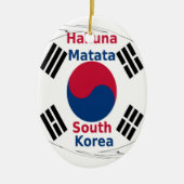 Zuid-Korea Hakuna Matata Keramisch Ornament (Voorkant)