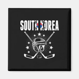 Zuid-Korea IJshockeyfans Jersey Koreaanse Vlag Puc Magneet