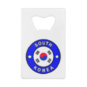 Zuid-Korea Kredietkaart Flessenopener (Achterkant)