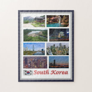 Zuid-Korea - Mozaïek - Legpuzzel