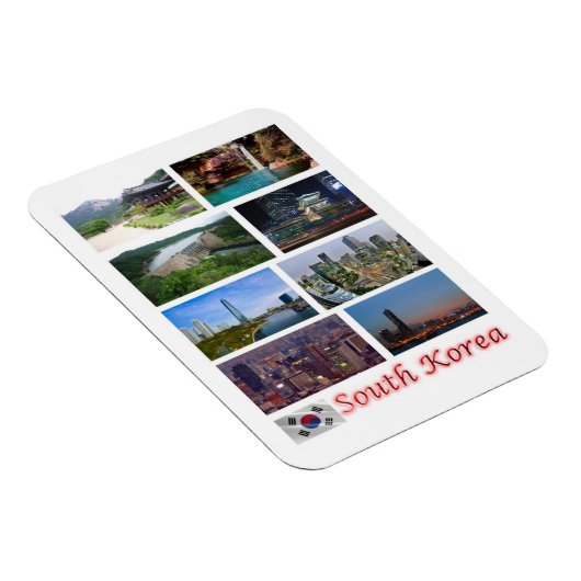 Zuid-Korea - Mozaïek - Magnet Magneet (Rechterzijde)